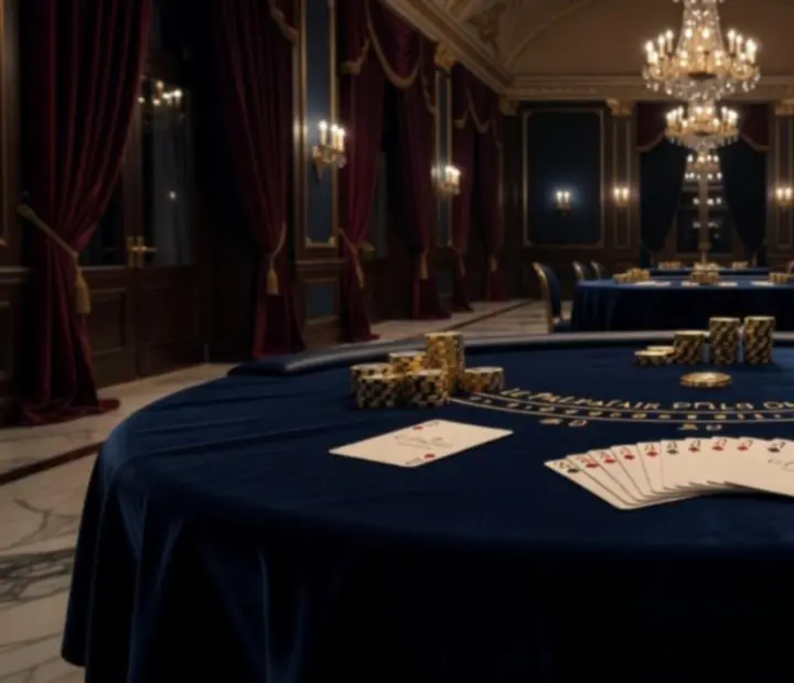 Table de blackjack &eacute;v&eacute;nementielle &eacute;clair&eacute;e fa&ccedil;on casino